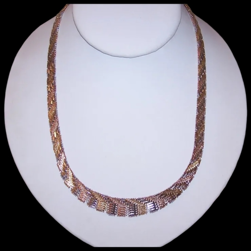 Made in Italy Italian Sterling Silver Vermeil 18" Chain Necklace